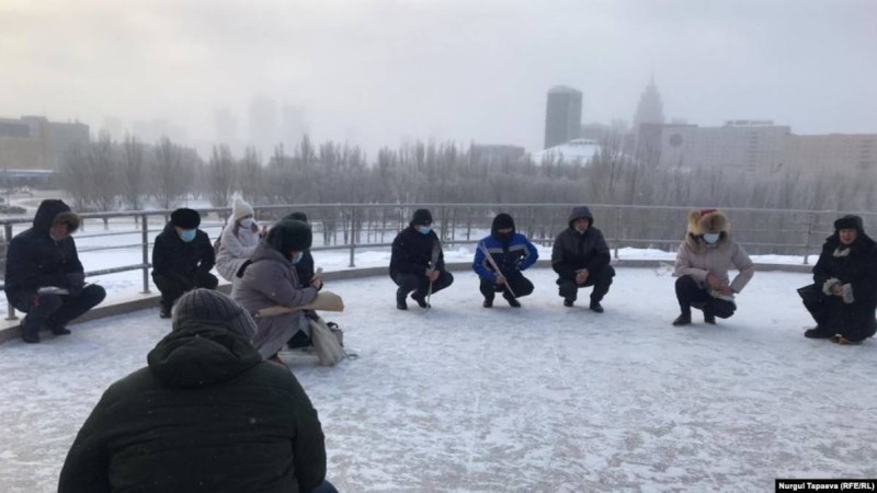 Нұр-Сұлтан мен Шымкентте де белсенділер орталыққа жиналды