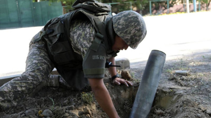 қалада 90 тонна оқ-дәрі қалды