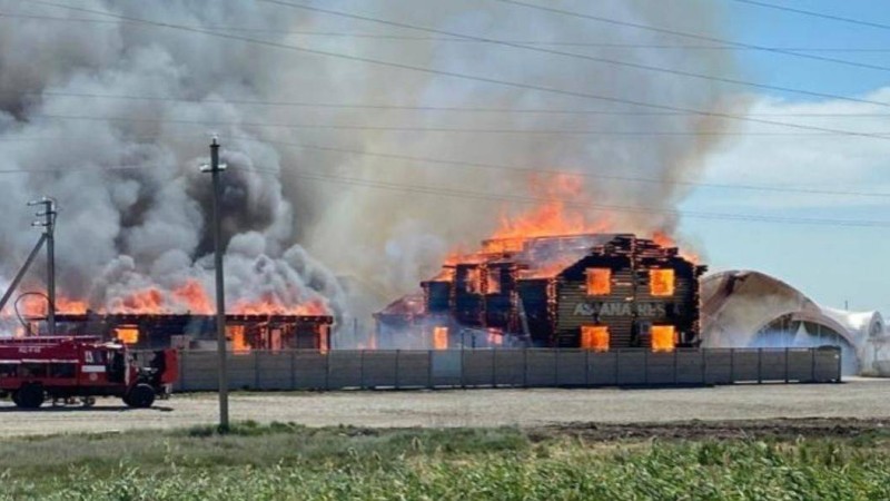 Нұр-Сұлтанға жақын демалыс базасы өртке оранды - Қазақстан жаңалықтары