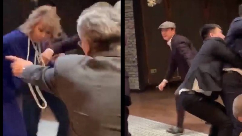 Эстрада әншілердің қырғын төбелескен видеосы тарады