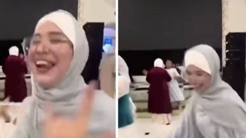 “Қымыз ішкен бе” - Қазнетте хиджабтағы бойжеткеннің биі қызу талқыға түсті