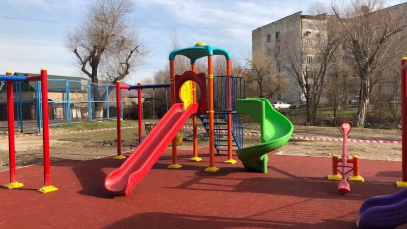 Биыл еңбекші ауданында жаңа 3 спорт алаңшасы орнатылады