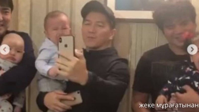 «Мейрамбек сияқты жүрекпен жылайды»: Сәкен Майғазиев 5 жастағы қызды таныстырды (ВИДЕО)