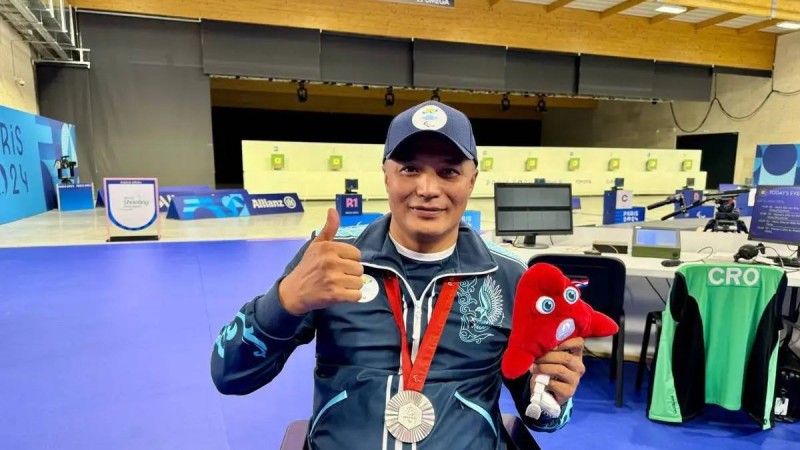 Еркін Ғаббасов Паралимпиада ойындарының күміс жүлдесін еншіледі