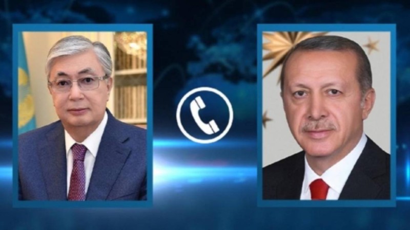 ҚР Президенті Түркия басшысымен Украинадағы жағдайды талқылады