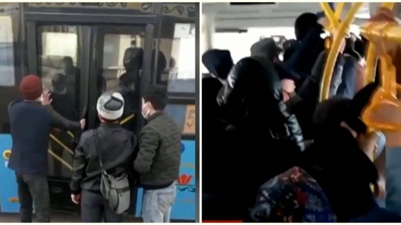 Ақтөбе қоғамдық көлігінде карантин тәртібі бұзылды - Қазақстан жаңалықтары