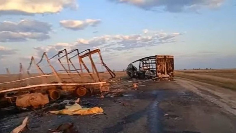 БҚО-да жол апатынан екі адам мен 39 жылқы тірідей жанып кетті (видео)