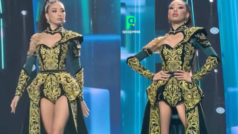 "Мынау не купальник пе?": Әлем аруы байқауына қатысқан қазақ қызы ұлттық киімі халықтың ашуын тудырды