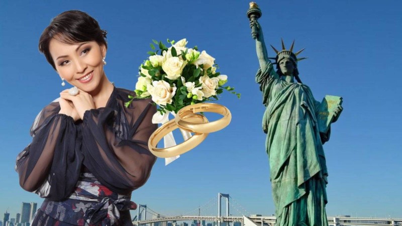 Айгүл Иманбаева Америкада тұратын IT маманына тұрмысқа шықты