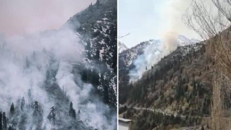 Медеудегі өрт кезінде 29 жастағы құтқарушы қаза тапты 