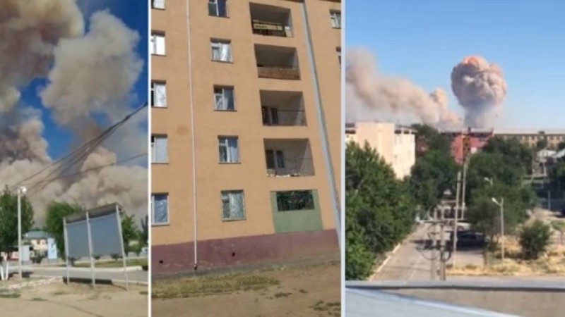 Түркістан облысында жарылыс болды: Желіде видеосы тарады
Тұрғындар Арыс қаласынан көптеп кетіп жатыр