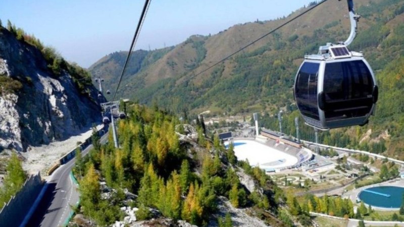 Медеуде өрт шықты