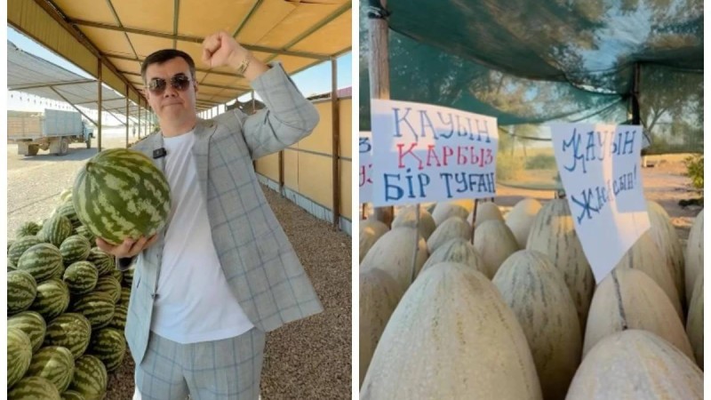 "Қарбыз-қауын бір туған": Нұрлан Қоянбаевтың қарбыз сатып алу бастамасы күлкіге қалды