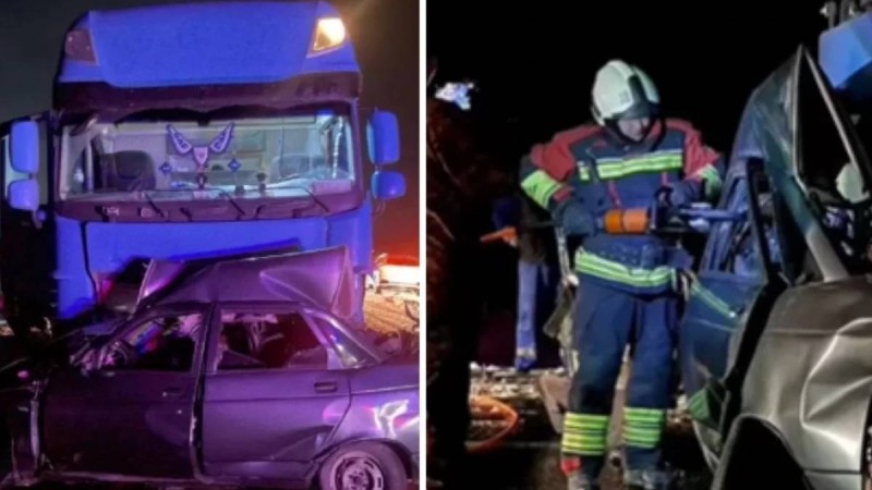 Павлодар облысында ірі жол апаты болып, 2 адам қаза тапты (видео)