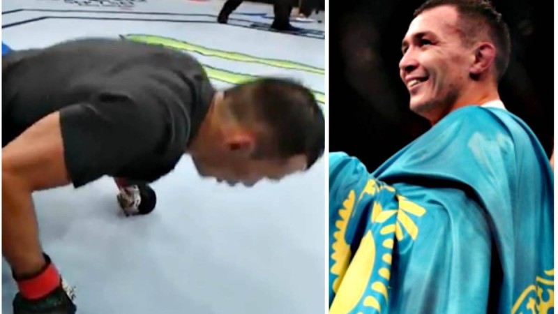 "Жерге жата кетті": UFC Дамир Ысмағұловтың жеңісін қалай ерекше атап өткенін көрсетті (видео)
28 жастағы қазақстандық боксшы кәсіби карьерасындағы 3-жеңісіне қол жеткізді
