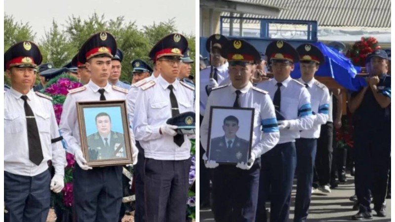 Жол апатынан қаза тапқан полицейлер "Айбын" орденімен марапатталады