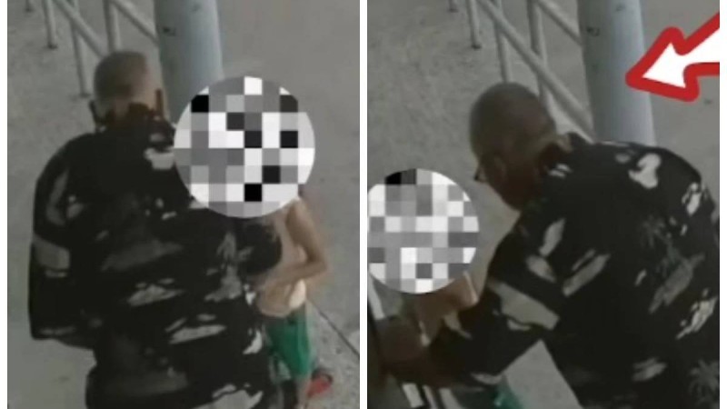 Павлодарда ер адам көшеде 6 жастағы қызын ұрып-соқты (видео)