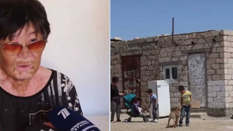 Маңғыстау облысында 63 жастағы әжей үш немересімен бірге үйшікте тұрып жатыр