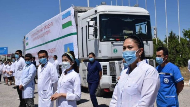 Өзбекстан Түркістанға гуманитарлық көмек жіберді