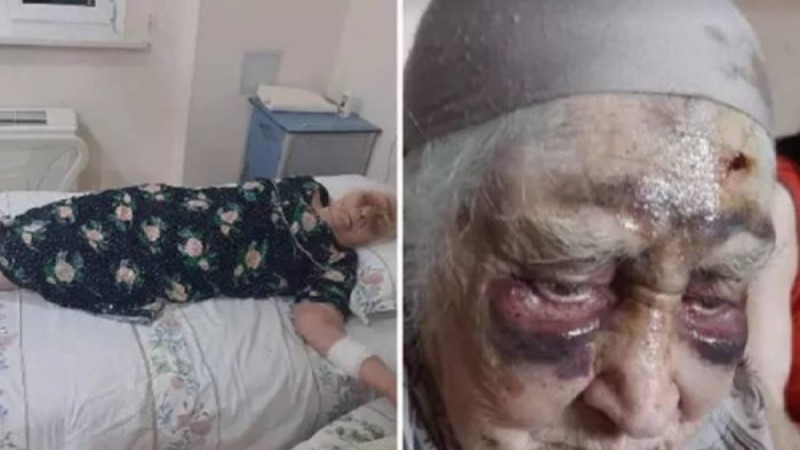 Желіде аяусыз соққыға жығылған әжейдің видеосы пайда болды (видео)