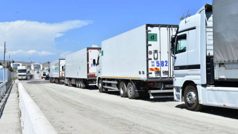 Жүк арасындағы жеңіл көлік: шекарада жүргізушінің заңсыз әрекеті әшкере болды