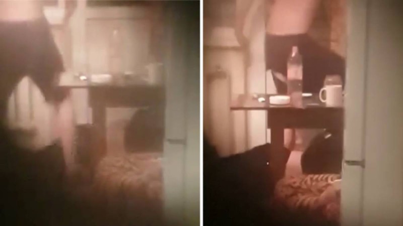 "Тепкілеп жатыр". Алматыда әйелін ұрып-соққан ер адамды көршілері видеоға түсіріп алды