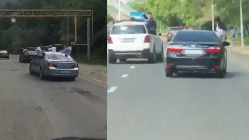 Алматыда мектеп түлектері жол үстінде тағы да ереже бұзды - Қазақстан жаңалықтары