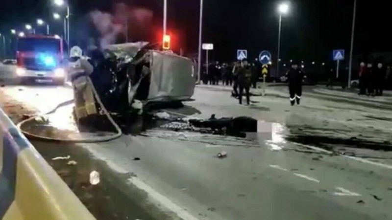 Шымкентте жантүршігерлік жол апаты орын алды