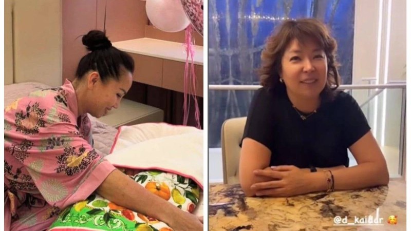 "Түк түсінбей, таңғалдық": 50 жасында сәбилі болған Баян Мақсатқызының құдағиы ерекше құттықтады