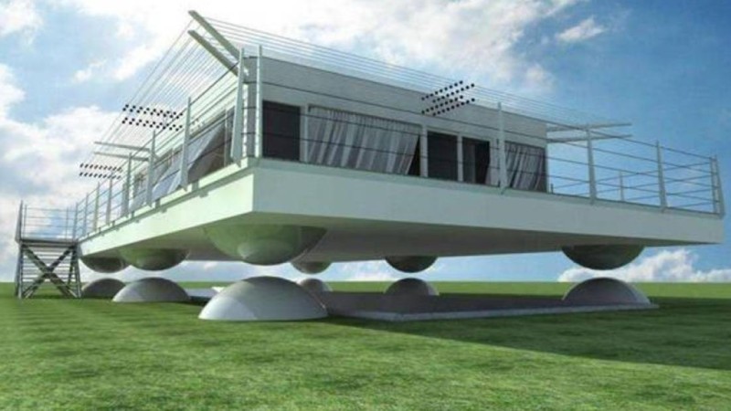 Жапонияда жер қозғалғанда өздігінен көтеріліп кететін үйлер салынып жатыр