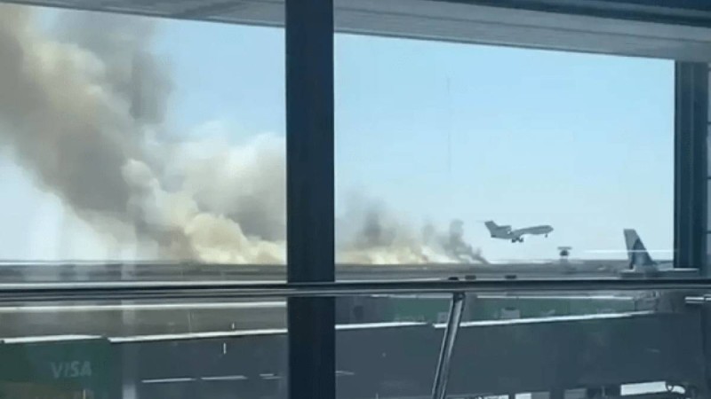 Астана әуежайы маңындағы өрт аумағы ұлғайды: өртті 40 адам сөндіруде