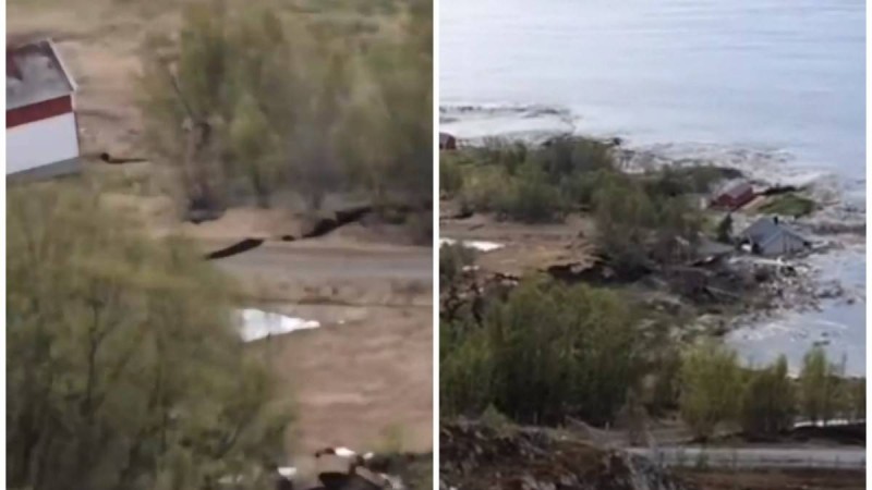 Жер көшкінінен бүкіл ауыл теңізге батып кетті - Қазақстан жаңалықтары