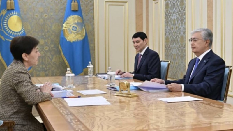 Қасым-Жомарт Тоқаев Премьер-Министрдің орынбасары Тамара Дүйсенованы қабылдады