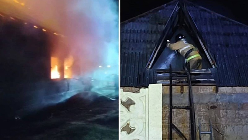 "Күйеуі жақында түрмеден шыққан": Таразда ер адам әйеліне бензин шашып, өртеп жіберген (видео)