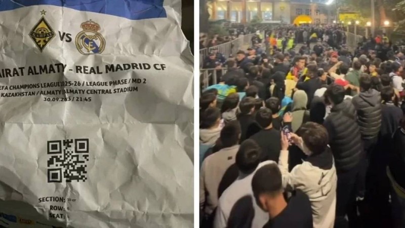 Жанкүйерлер "Қайрат" – "Реал" матчына билет сатып алып, ойынға кіре алмағанын айтып шағымданды
