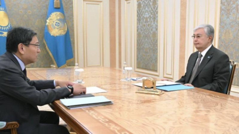 Мемлекет басшысы Алматы қаласының әкімі Ерболат Досаевты қабылдады