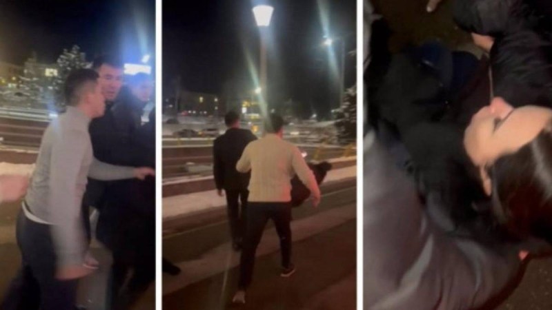 Дәулет Тұрлыхановтың ұлының адвокаттың әйелін ұрып құлатқан бейнежазбасы жарияланды