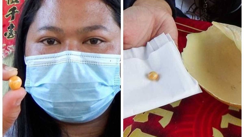 Кедей әйел құны 140 миллион теңгеден аса тұратын інжу тас тауып алды