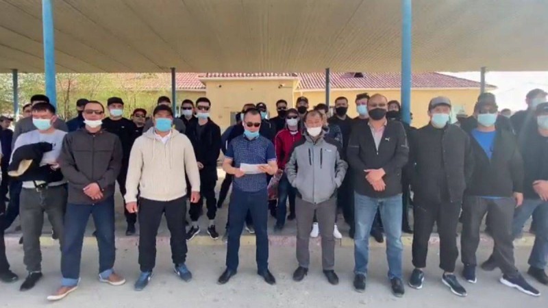 Жаңаөзен мұнайшылары наразылыққа шықты