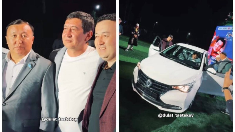 "Ұшақ берсе де артық емес": Ақсуат жұрты Ринат Зайытовқа көлік мінгізді