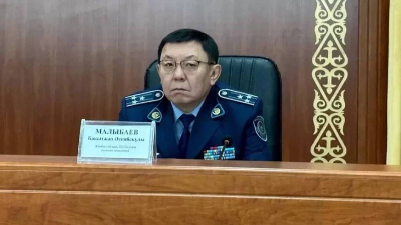 Жамбыл облысының полиция басшысы орынбасары ұсталған соң қызметінен кетті