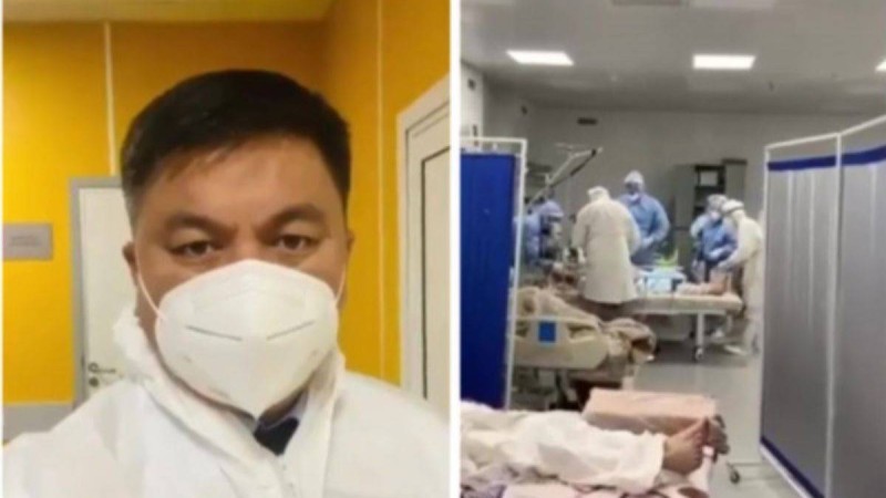 Дәрігер Шымкент инфекциялық ауруханасындағы адам шошырлық жағдайды көрсетті (видео)