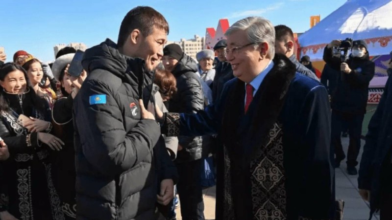 Тоқаев пен Рахмонов Астанадағы Наурыз мерекесінде кездесті