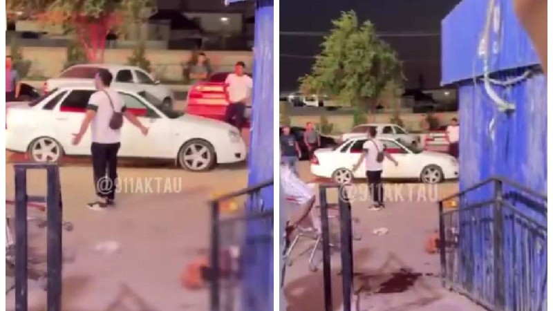 Маңғыстау облысында ер адам әйелін бауыздап, полицейлерге пышақ лақтырған (видео)