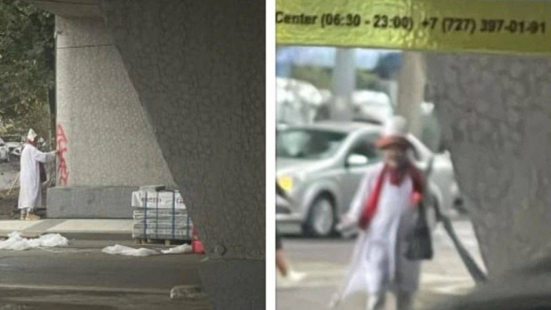  Амантай қажы жаңа көпірге "Аттан!" деп жазып, айыппұл арқалады