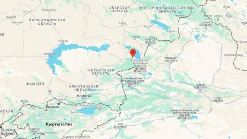 Түнде Алакөл көлі маңында жер сілкінісі болды