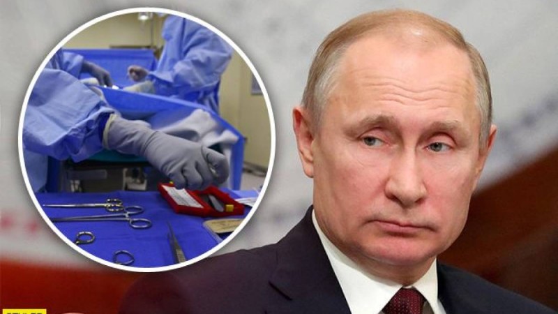 Путинге күрделі операция жасалды - ол Паркинсон ауруы мен қатерлі ісікке шалдыққан