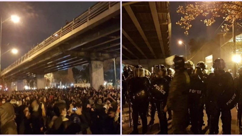 Полиция газ шашып, граната лақтырды: Тегеранда жұрт жаппай көтеріліске шықты
Тұрғындар ұшақ апатына кінәлілерді жазалауды сұрады