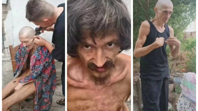 Таразда "Маугли" отбасы табылды: 40 жастағы ер адамдар мен анасының жағдайы мүшкіл