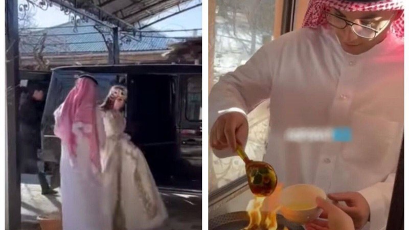 Қазақ қызына үйленген араб жігіті жұбайына Шымкенттен үш бөлмелі пәтер сыйлады